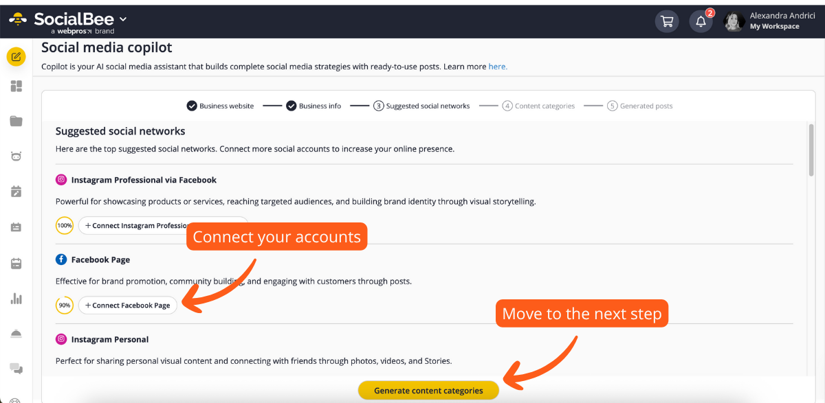 Copilot social platform recommandation.png